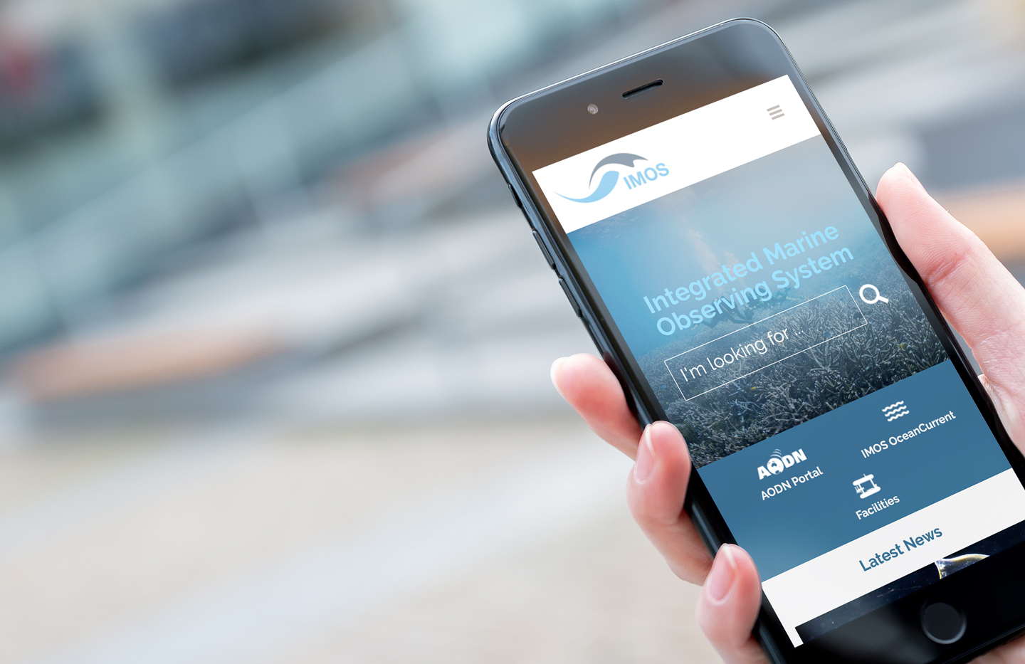 IMOS mobile site